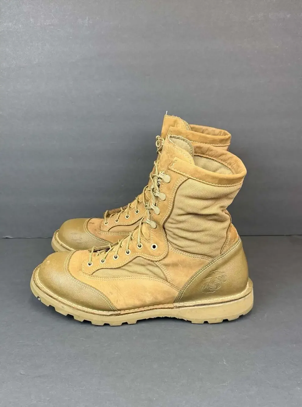 Danner USMC RAT Hot FT Boots Size 14.5W Mens Mojave Leather Combat